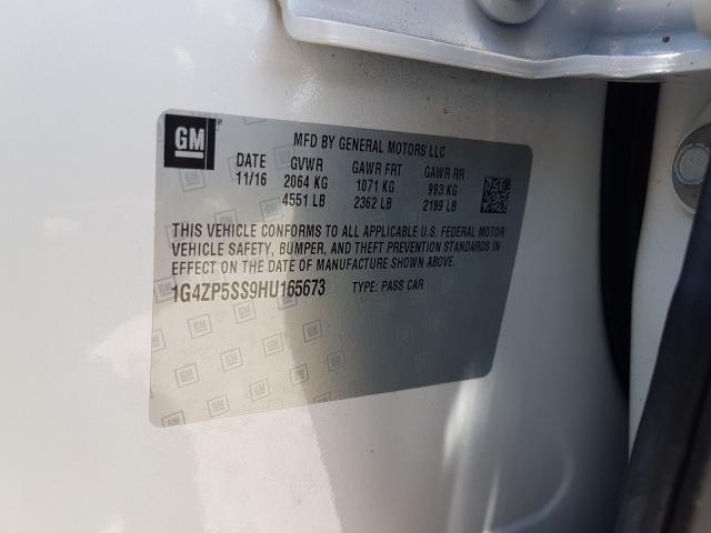 2017 BUICK LACROSSE E 1G4ZP5SS9HU165673