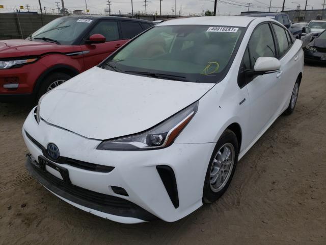 2020 TOYOTA PRIUS L JTDKARFU2L3125282