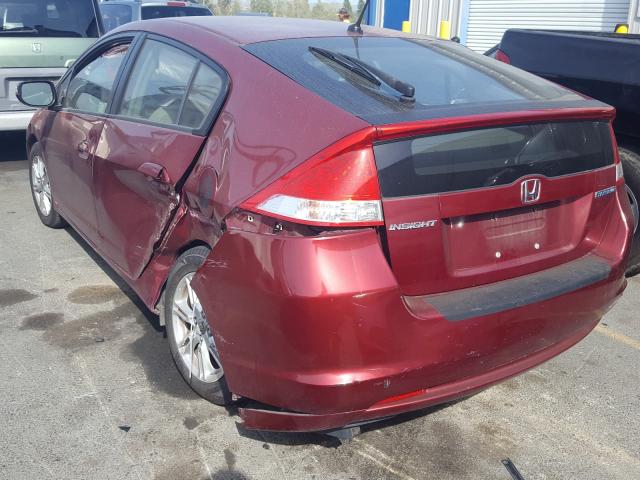 2010 HONDA INSIGHT EX JHMZE2H76AS027763
