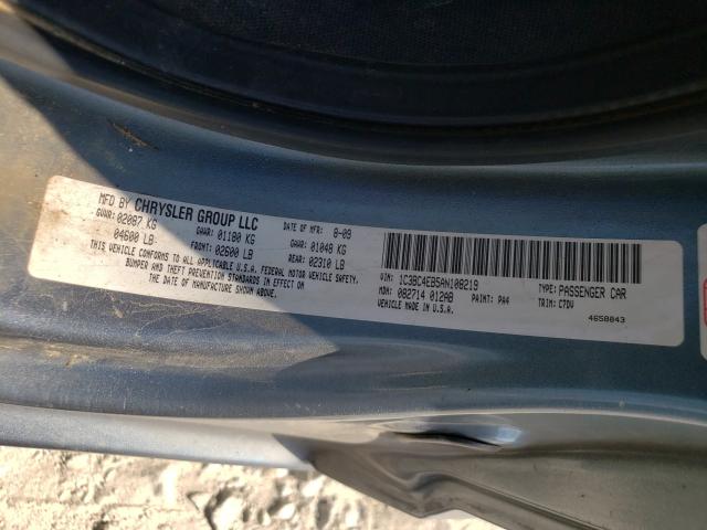 2010 CHRYSLER SEBRING LX 1C3BC4EB5AN108219