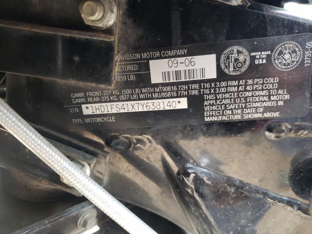 2007 HARLEY-DAVIDSON FLTR 1HD1FS41X7Y638140