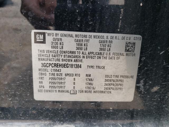 2014 CHEVROLET SILVERADO 3GCPCREH9EG181384