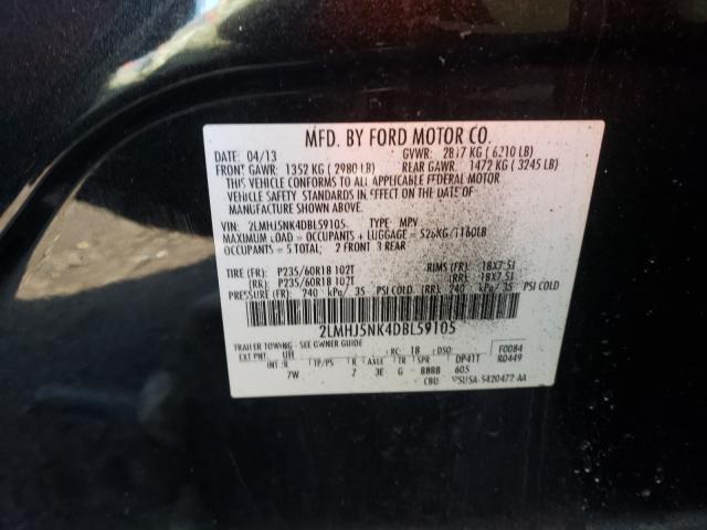 2013 LINCOLN MKT 2LMHJ5NK4DBL59105