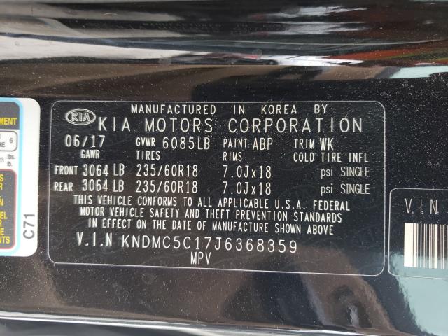 2018 KIA SEDONA EX KNDMC5C17J6368359