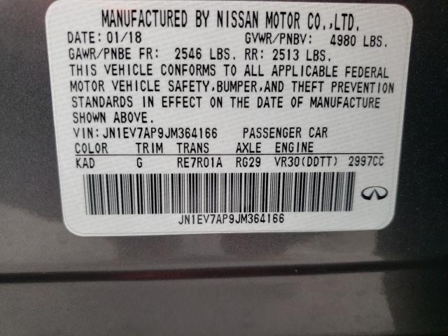 2018 INFINITI Q50 LUXE JN1EV7AP9JM364166