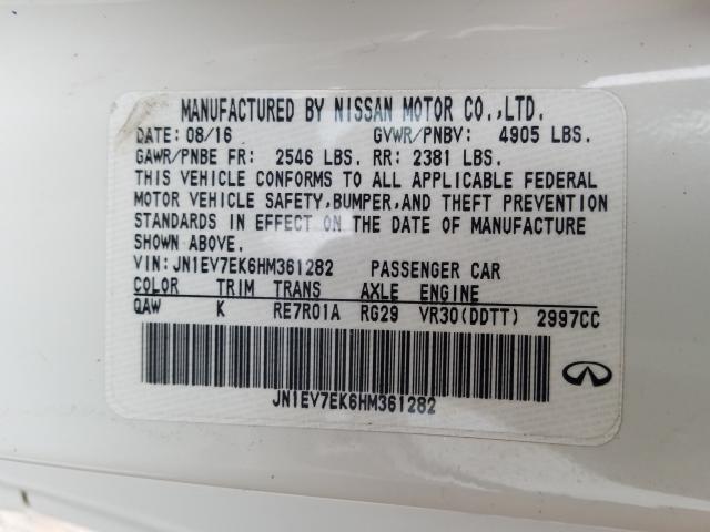 2017 INFINITI Q60 PREMIU JN1EV7EK6HM361282