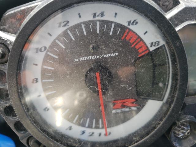 2009 SUZUKI GSX-R600 JS1GN7EA192100596