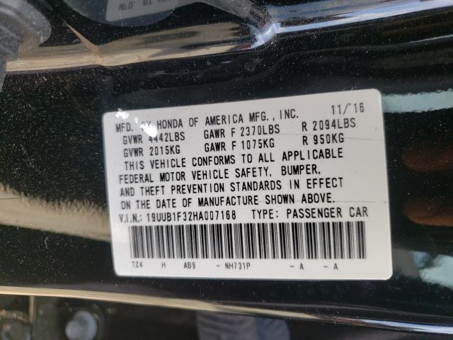2017 ACURA TLX 19UUB1F32HA007168