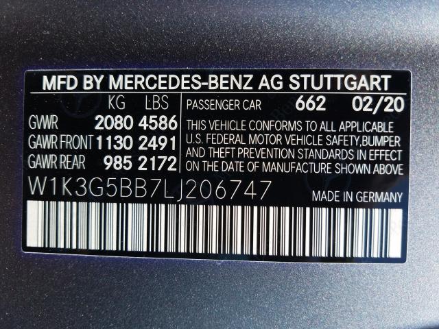 2020 MERCEDES-BENZ A 35 AMG W1K3G5BB7LJ206747