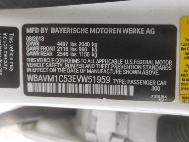 2014 BMW X1 SDRIVE2 WBAVM1C53EVW51959