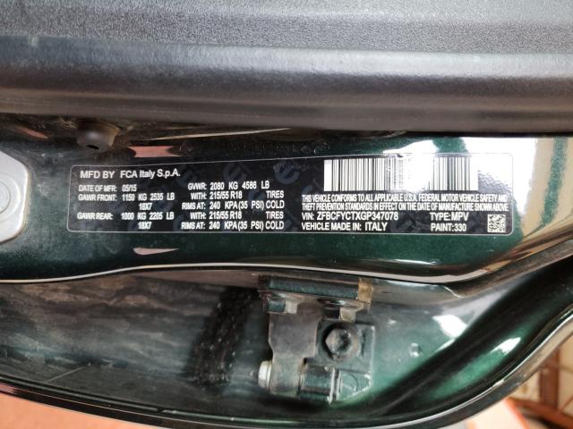 2016 FIAT 500X TREKK ZFBCFYCTXGP347078