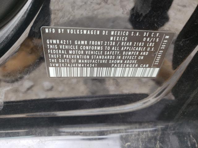 2015 VOLKSWAGEN JETTA BASE 3VW2K7AJ4FM414341