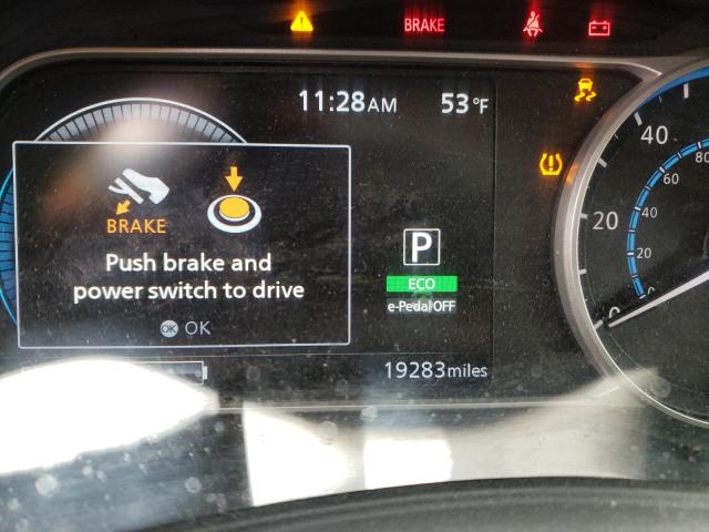 2019 NISSAN LEAF S PLU 1N4BZ1CPXKC320009
