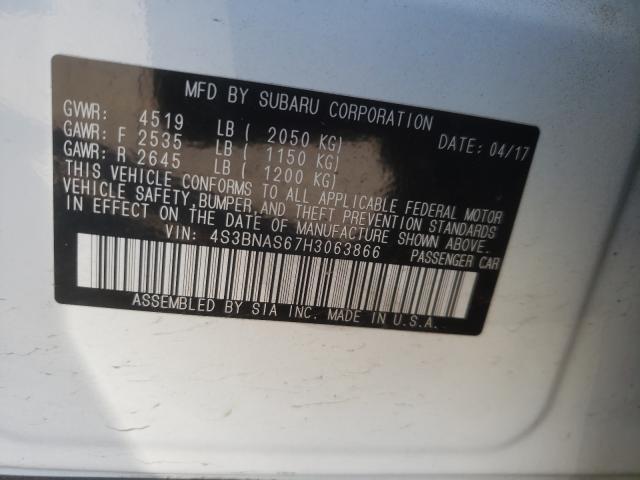 2017 SUBARU LEGACY SPO 4S3BNAS67H3063866