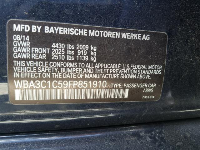 2015 BMW 328 I SULE WBA3C1C59FP851910