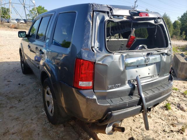 2011 HONDA PILOT LX 5FNYF4H22BB058582