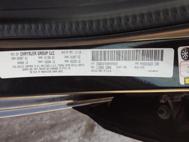 2011 DODGE AVENGER EX 1B3BD4FB9BN509685