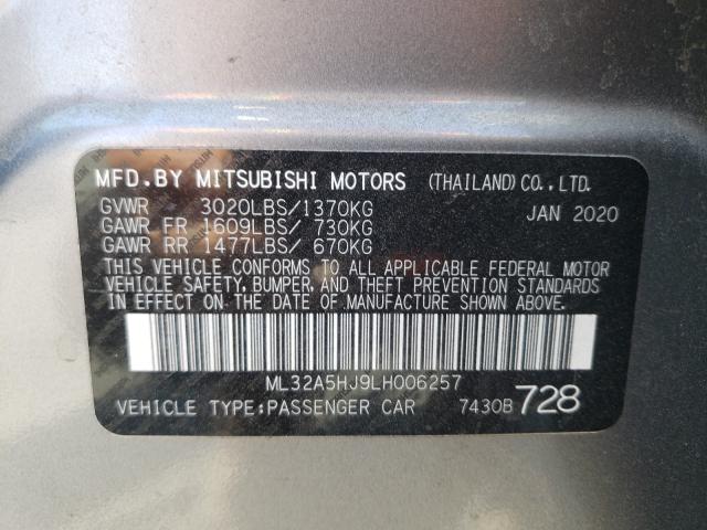 2020 MITSUBISHI MIRAGE LE ML32A5HJ9LH006257