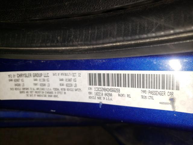 1C3CDZAB4DN566259 Dodge Avenger Se 2013. Фото: 9
