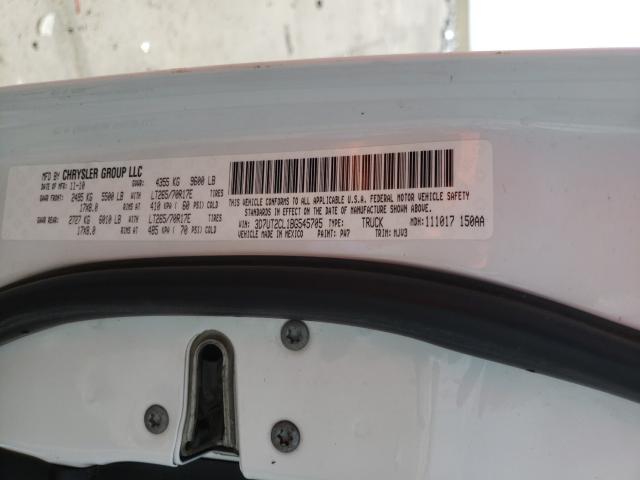 2011 DODGE RAM 2500 3D7UT2CL1BG545705