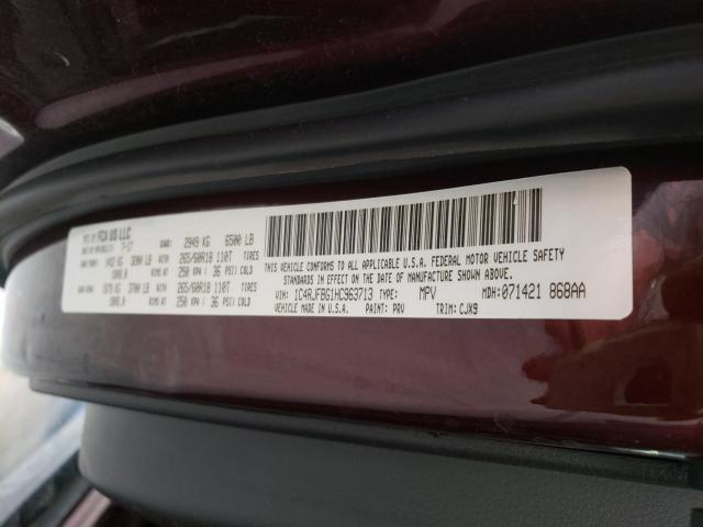 2017 JEEP GRAND CHER 1C4RJFBG1HC963713