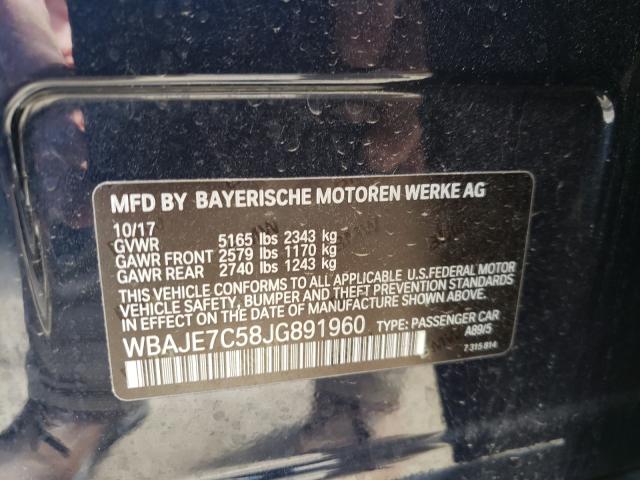 2018 BMW 540 XI WBAJE7C58JG891960