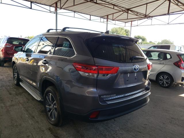 2019 TOYOTA HIGHLANDER 5TDJGRFH5KS061782