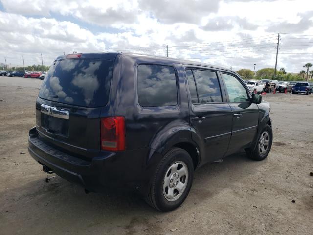 2010 HONDA PILOT LX 5FNYF3H2XAB004844