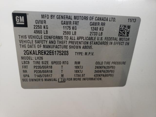 2014 GMC TERRAIN SL 2GKALREK2E6175203