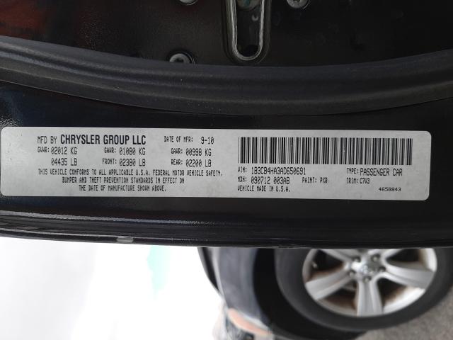 2010 DODGE CALIBER SX 1B3CB4HA3AD650691