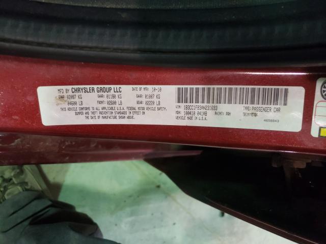 2010 DODGE AVENGER EX 1B3CC1FB3AN231693