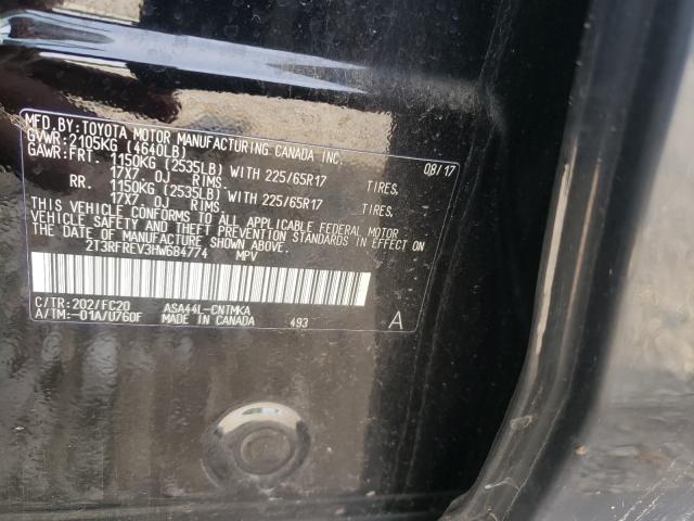 2017 TOYOTA RAV4 XLE 2T3RFREV3HW684774