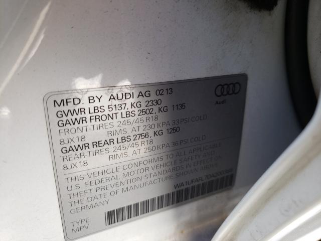 2013 AUDI A4 ALLROAD WA1UFAFL7DA200388