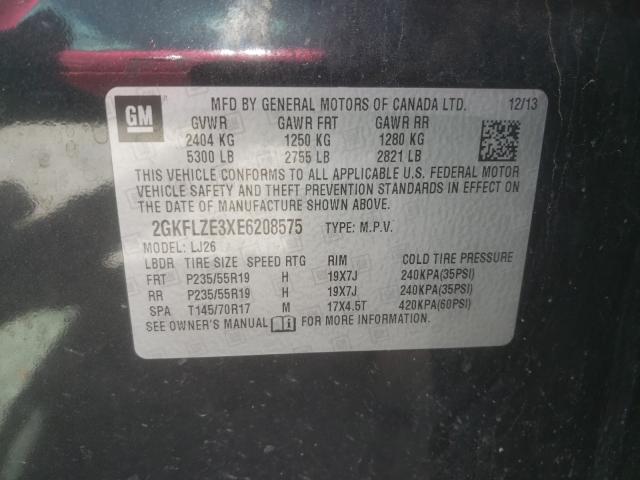 2014 GMC TERRAIN DE 2GKFLZE3XE6208575