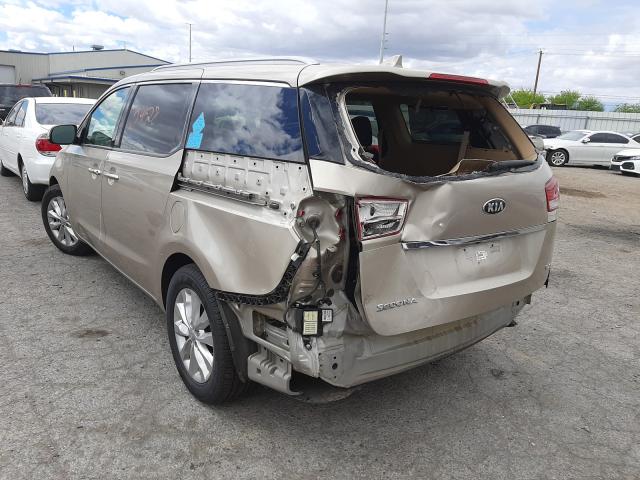 2017 KIA SEDONA EX KNDMC5C13H6273890