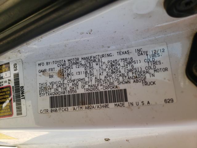 2013 TOYOTA TACOMA PRE 5TFTX4GNXDX018956