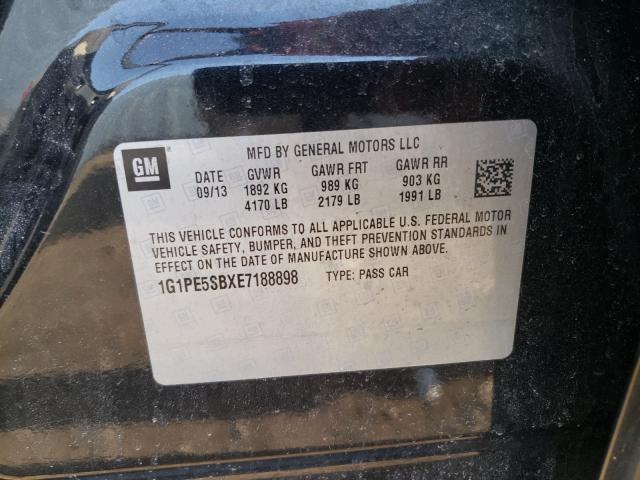 2014 CHEVROLET CRUZE LT 1G1PE5SBXE7188898