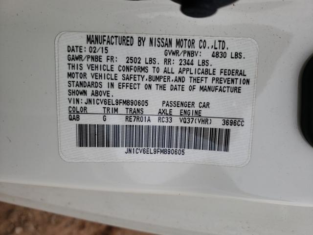 2015 INFINITI Q60 JOURNE JN1CV6EL9FM890605