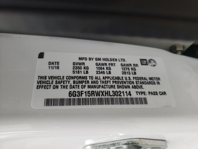 2017 CHEVROLET SS 6G3F15RWXHL302114