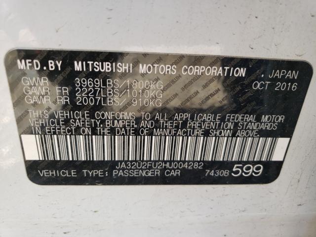 2017 MITSUBISHI LANCER ES JA32U2FU2HU004282