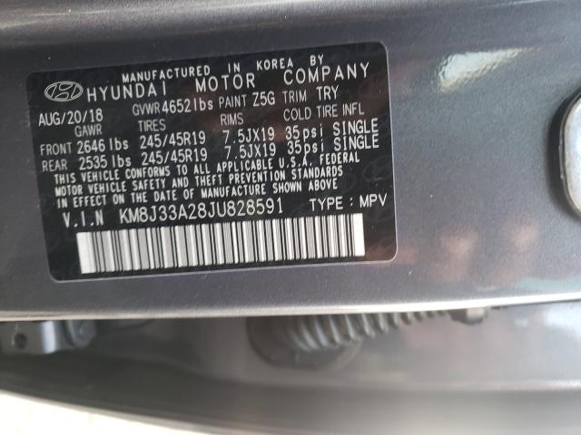 2018 HYUNDAI TUCSON VAL KM8J33A28JU828591