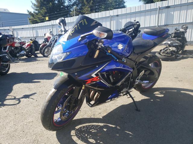 2007 SUZUKI GSX-R600 JS1GN7DA772108006