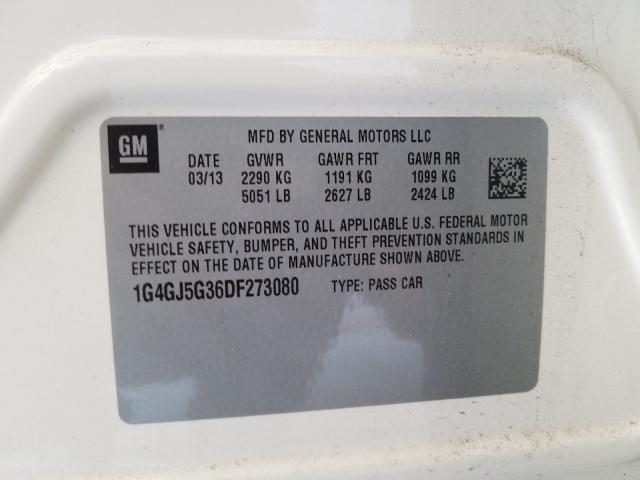 2013 BUICK LACROSSE T 1G4GJ5G36DF273080