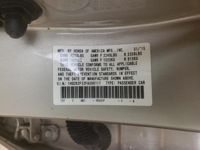 2015 HONDA ACCORD LX 1HGCR2F32FA099117