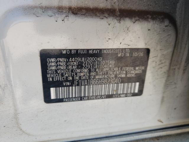 2017 SUBARU WRX JF1VA1B66H9823040