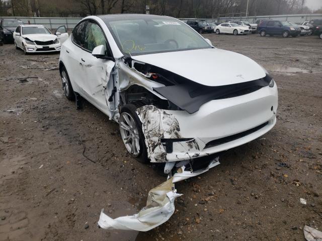 tesla model y 2021 vin 5yjygded7mf109712