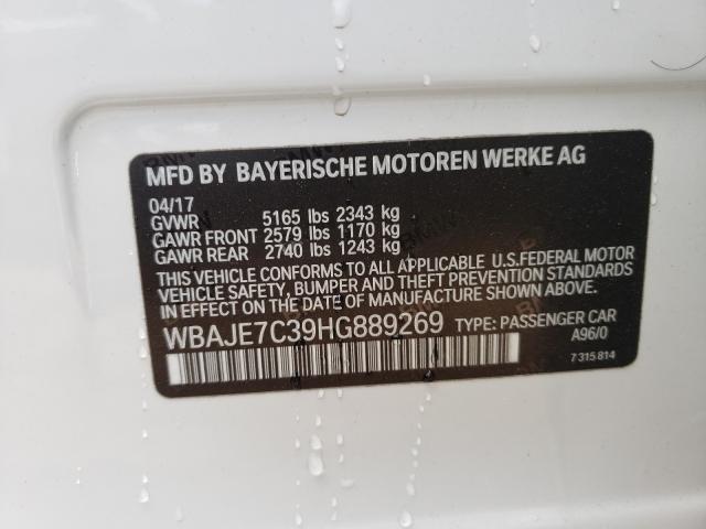 Фото: WBAJE7C39HG889269 - 10