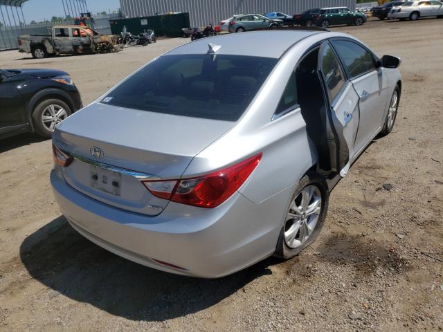 VIN 3TMCZ5AN7HM107470 2011 HYUNDAI SONATA SE no.4