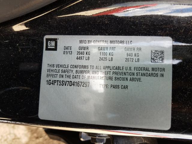 2013 BUICK VERANO PRE 1G4PT5SV7D4167297