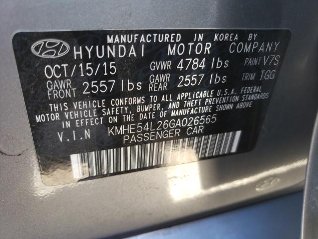 2016 HYUNDAI SONATA PLU KMHE54L26GA026565